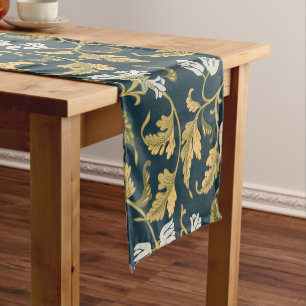 Vintage Botanical Elegance Short Table Runner