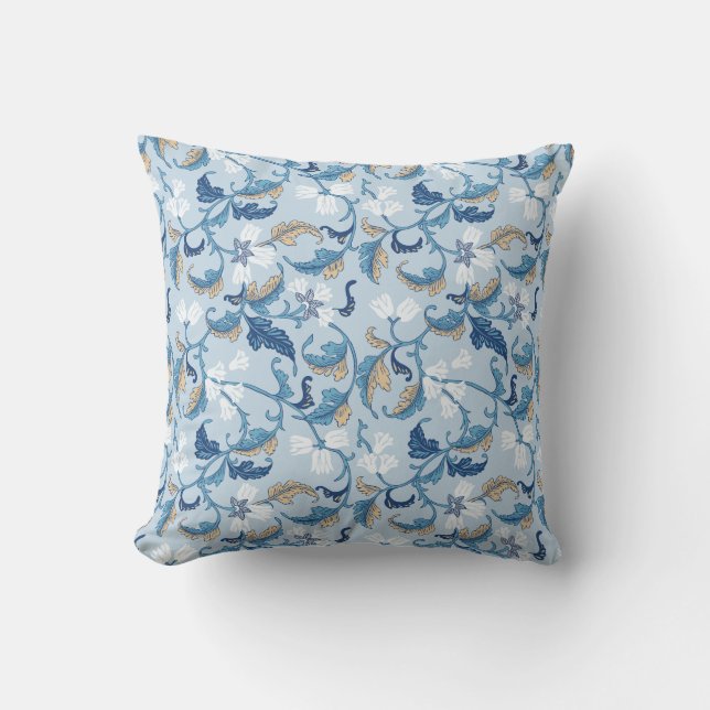 Vintage Botanical Elegance   Throw Pillow (Front)