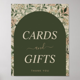 Vintage Botanical Floral & Arch Cards and Gifts Poster