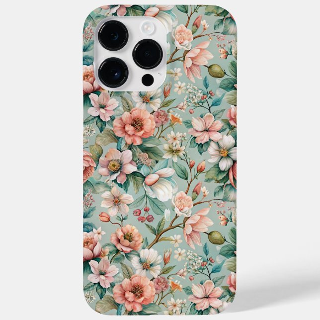 Vintage botanical, Floral Case-Mate iPhone Case (Back)