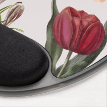 Vintage Botanical Floral Gel Mousepad