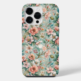 Vintage botanical, Floral iPhone 14 Pro Max Case