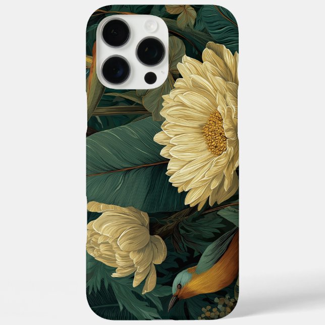 Vintage Botanical Floral iPhone Case | Elegant (Back)