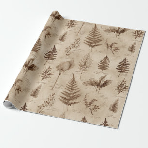 Vintage Botanical Floral Pattern (7) Wrapping Paper