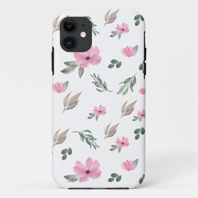 Vintage Botanical Flower Case-Mate iPhone Case (Back)