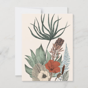 Vintage Botanical Garden – Wildflowers & Protea Il Postcard