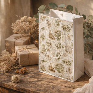Vintage Botanical Gift Bag