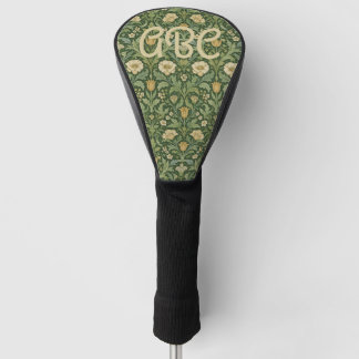 Vintage Botanical Green Golf Head Cover