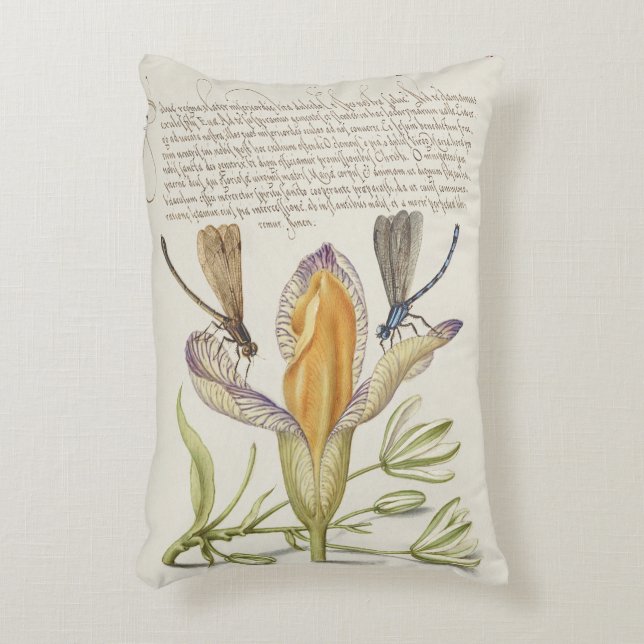 Vintage Botanical Illustration Decorative Cushion (Front(Vertical))