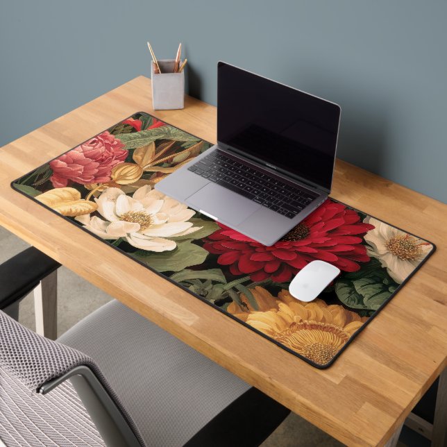 Vintage Botanical Illustration Desk Mat (Office 2)