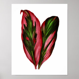 Vintage Botanical Leaf Print