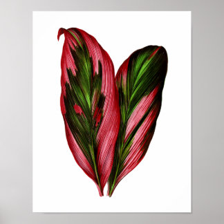 Vintage Botanical Leaf Print