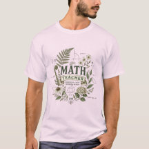 Vintage Botanical Math Teacher Rooted in Logic