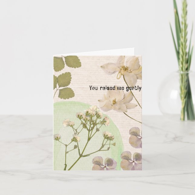 Vintage Botanical Mother’s Day Card (Front)