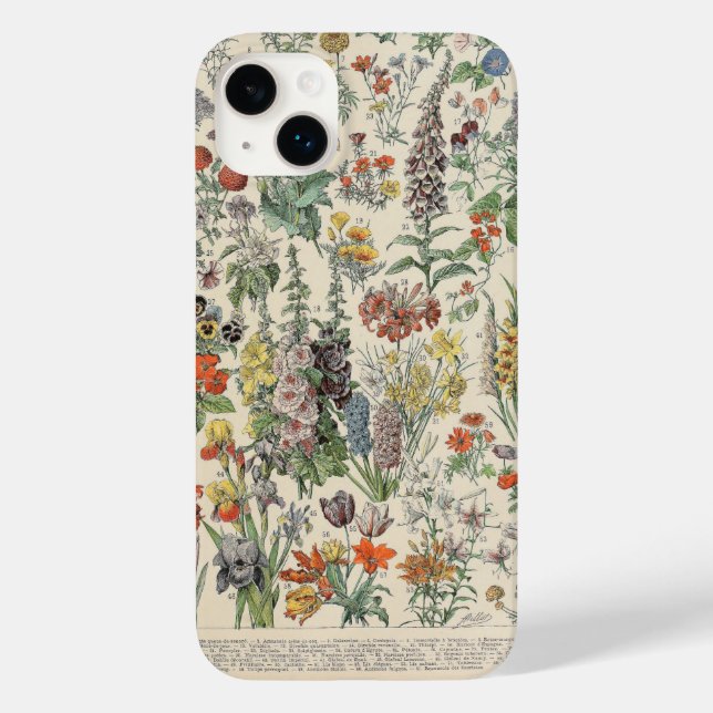 Vintage Botanical Pattern Case-Mate iPhone Case (Back)