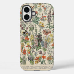 Vintage Botanical Pattern iPhone 16 Plus Case