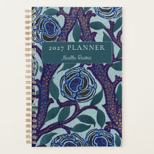Vintage Botanical Pattern Illustration Planner