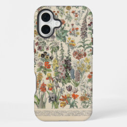 Vintage Botanical Pattern iPhone 16 Plus Case