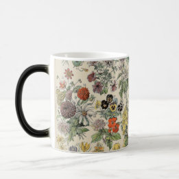 Vintage Botanical Pattern Magic Mug