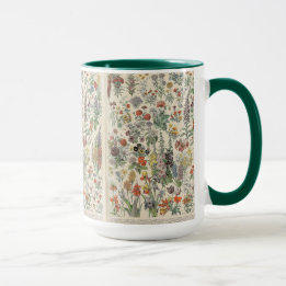 Vintage Botanical Pattern Mug