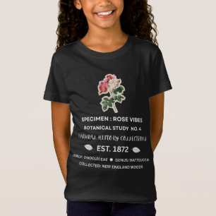 Vintage Botanical Rose Vibes T-Shirt