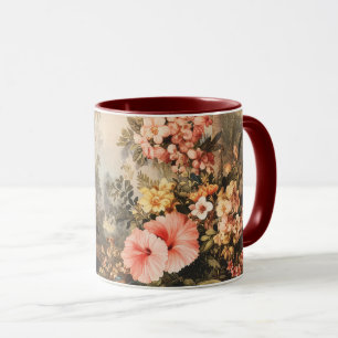 Vintage Botanical Scene with Palms Mug