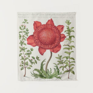 vintage Botanical Tapestry
