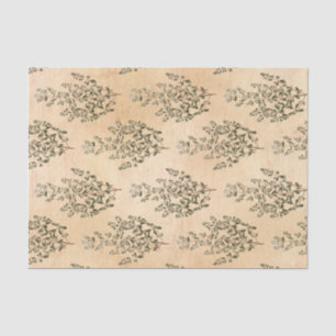 Vintage Botanical Tissue Paper