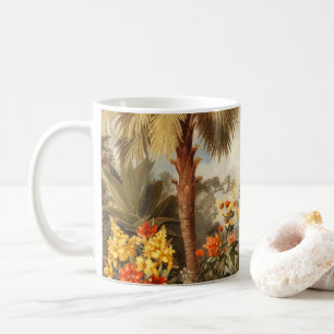 Vintage Botanical Tropical Palms Coffee Mug