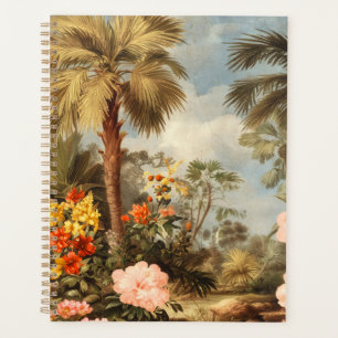 Vintage Botanical Tropical Palms Planner