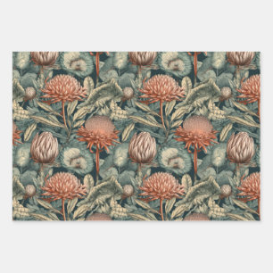 Vintage Botanicals II Wrapping Paper Sheets