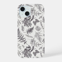 Vintage Botany & Butterfly Pattern