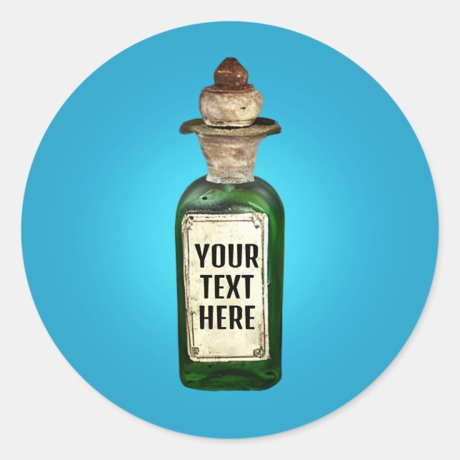 Vintage Bottle with label (Front)