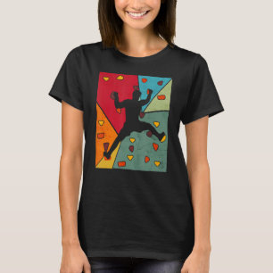 Vintage Bouldering Rock Climbing For Men Women T-Shirt