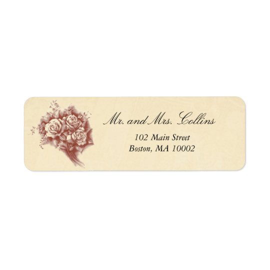 Vintage Bouquet Labels