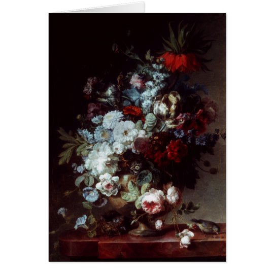 Vintage Bouquet of Flowers Card