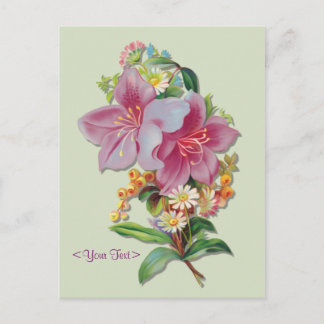 Vintage Bouquet Postcard