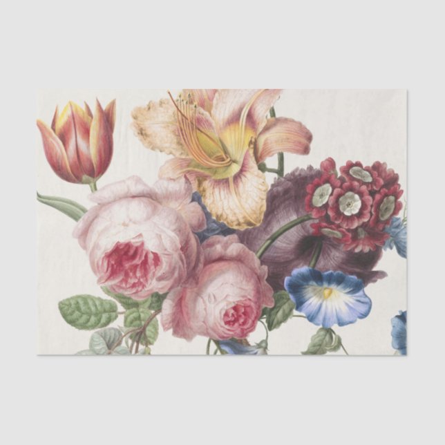 Vintage Bouquet Tissue Paper (Front)