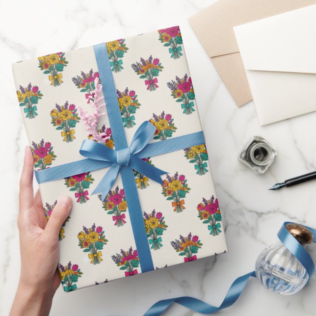 Vintage Bouquet Wrapping Paper (Gifting)