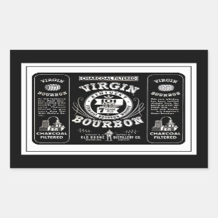 Vintage Bourbon Label