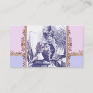 Vintage Boutique - Belle Epoque Victorian Era Diva Business Card