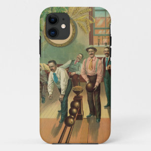 Vintage Bowling Alley #191 May 2 1894 iPhone 11 Case