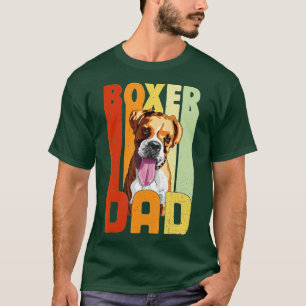 Vintage Boxer Dad Best Boxer Dad Ever Fathers Day T-Shirt