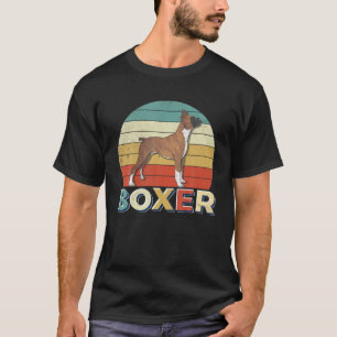 Vintage Boxer Gift For Dog Lover Funny Dog Owner R T-Shirt