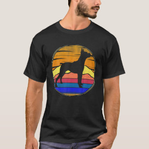 Vintage Boxer Retro Sunset Pets Dog Lover Gifts T-Shirt