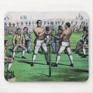 Vintage Boxing, Great Fight for the Championship Mouse Mat