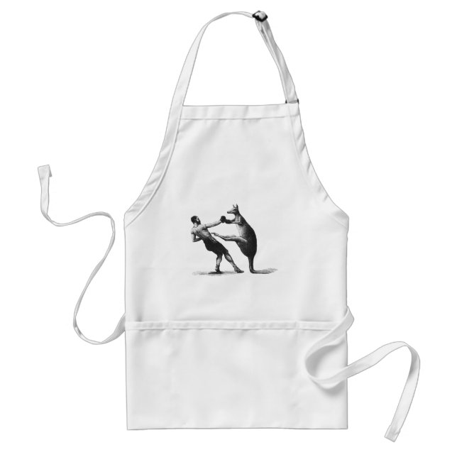 Vintage Boxing kangaroo Standard Apron (Front)