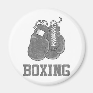 Vintage Boxing Magnet