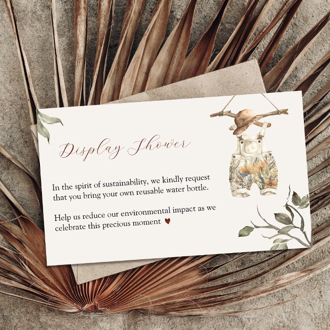 Vintage Boy Clothes Display Shower Enclosure Card (Vintage Boy Clothes Display Shower Enclosure Card)