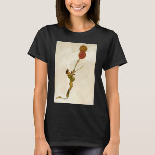 Vintage Boy with Red Balloons at a Birthday Party T-Shirt